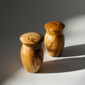 wooden salt pepper shakers