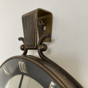 Art Deco Junghans Exacta Wall Clock hanging