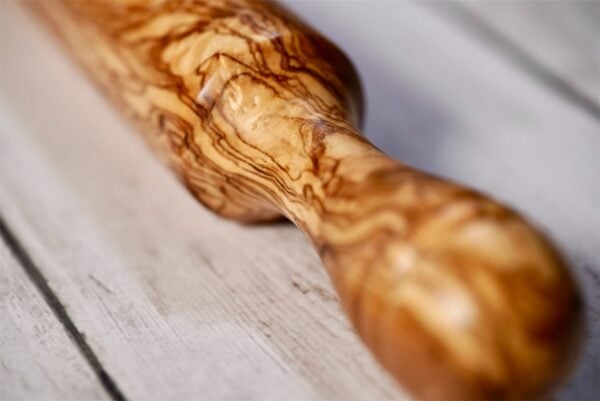 Handmade Olive Wood Rolling Pin, 41cm - Image 5