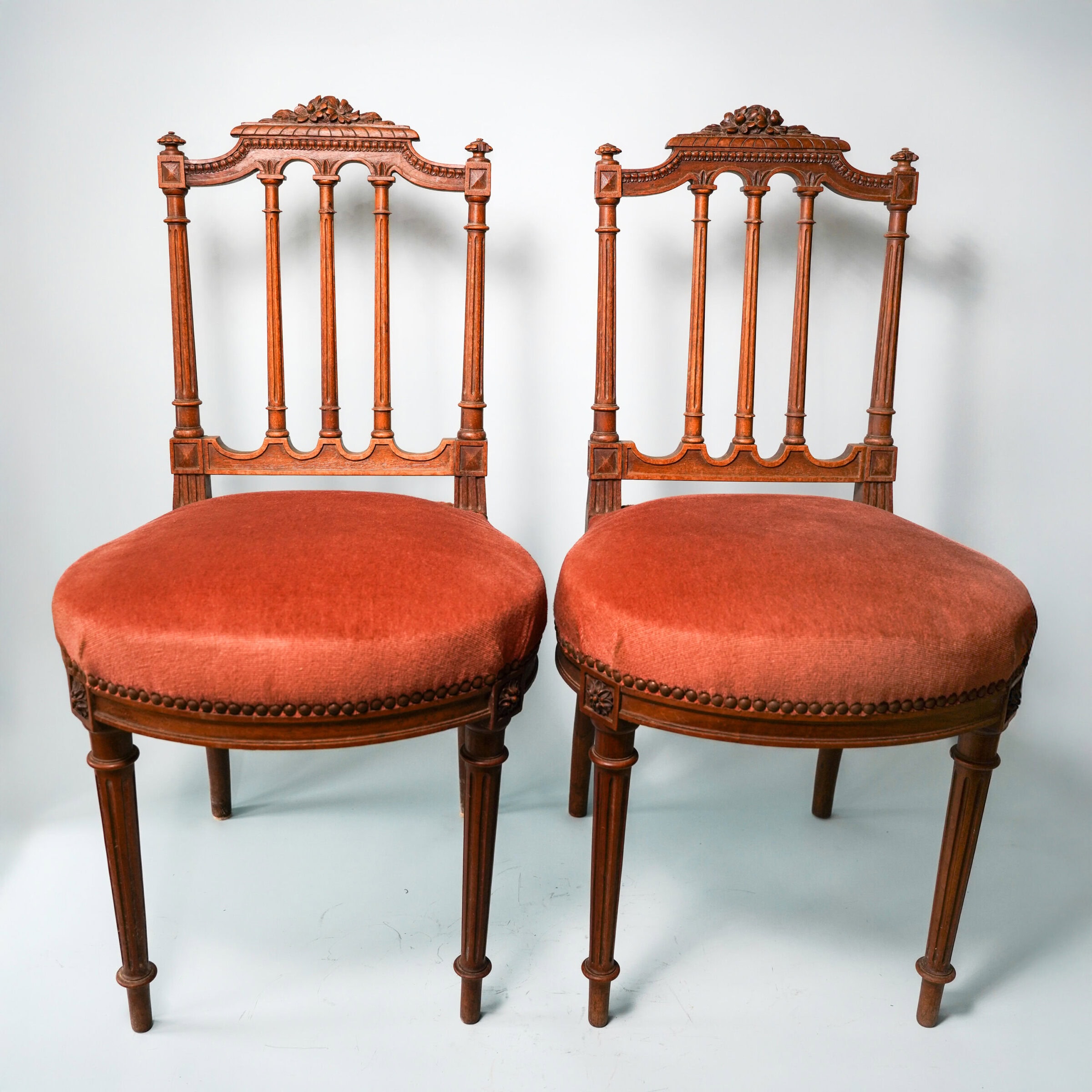 louis xvi chairs pair