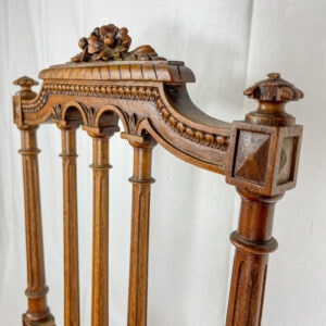carved swindle back of louis vxi chair