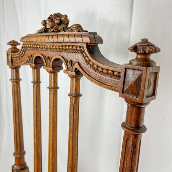 carved swindle back of louis vxi chair