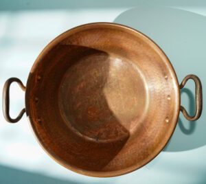copper jam pot vintage