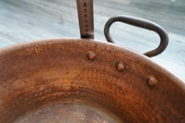 copper jam pot vintage