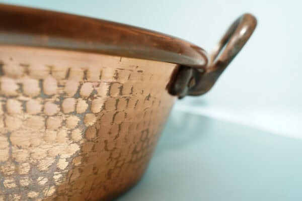 copper jam pot vintage