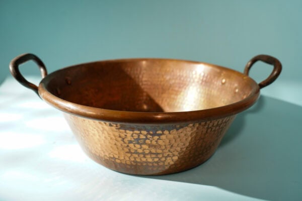 copper jam pot vintage