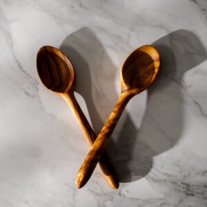 olive wood small spoon