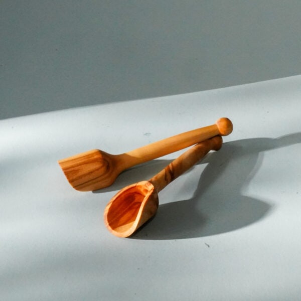 olive wood small spoon