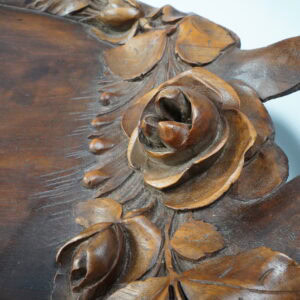 vintage Carved Wood Tray