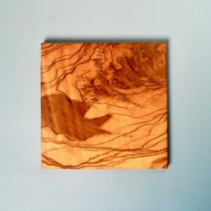 olive wood coasters
